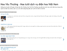 Tablet Screenshot of hoayeuthuong.net